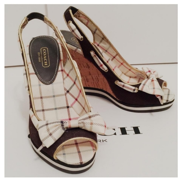 Coach Wedges - Picture 1 of 1